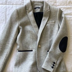 Tommy Brand Grey High Quality Elbow Patch Blazer